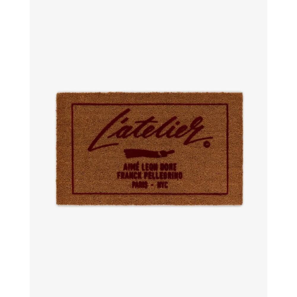 Aimé Leon Dore ALD Frank Pellegrino L’Atelier Door Mat Natural Coir Rug 2023